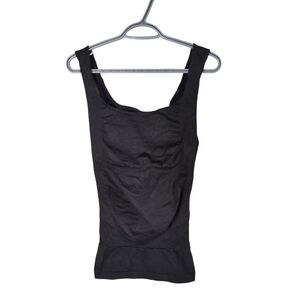 Blanqi - BodyStyler Belly Support Tank Top in Black Size XL